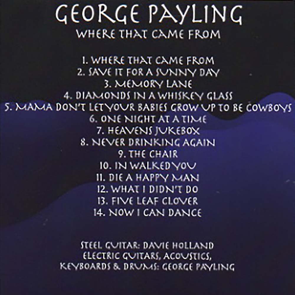 Covers - CD George Payling 1
