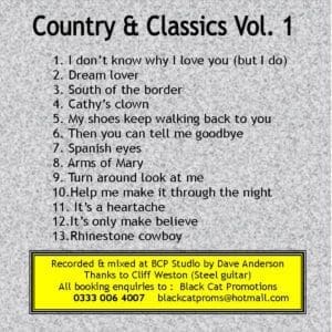 Dave Anderson – Country & Classics Volume 1