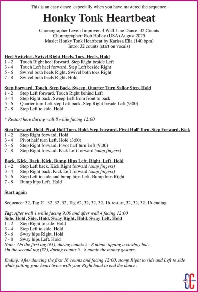 September-2025 - Honky Tonk Heartbeat